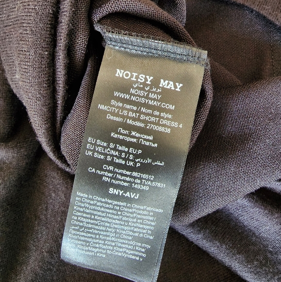 NWOT Noisy May Roll Neck Mini Sweater Dress - Picture 7 of 7